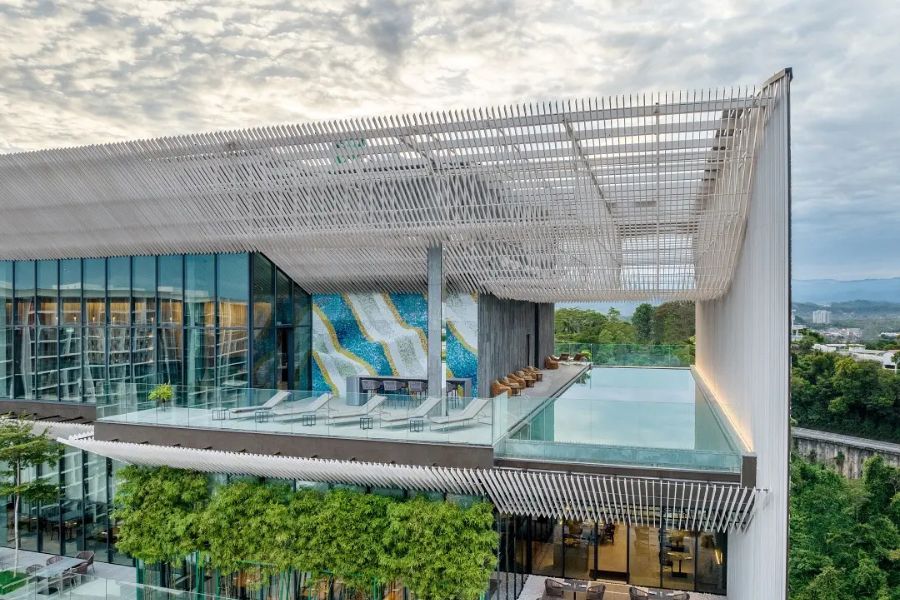sertifikasi green building dan sistem air panas