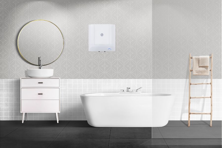 water heater dengan tampilan elegan