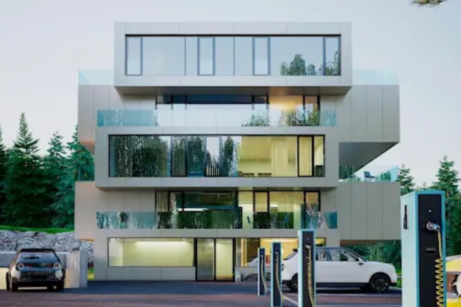 desain sistem air panas untuk rumah luas