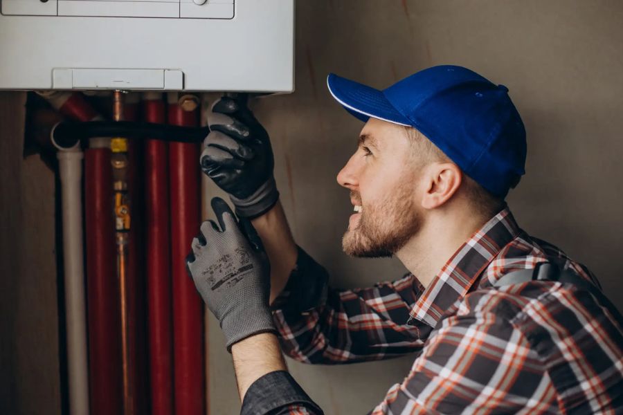 water heater yang mudah diservis