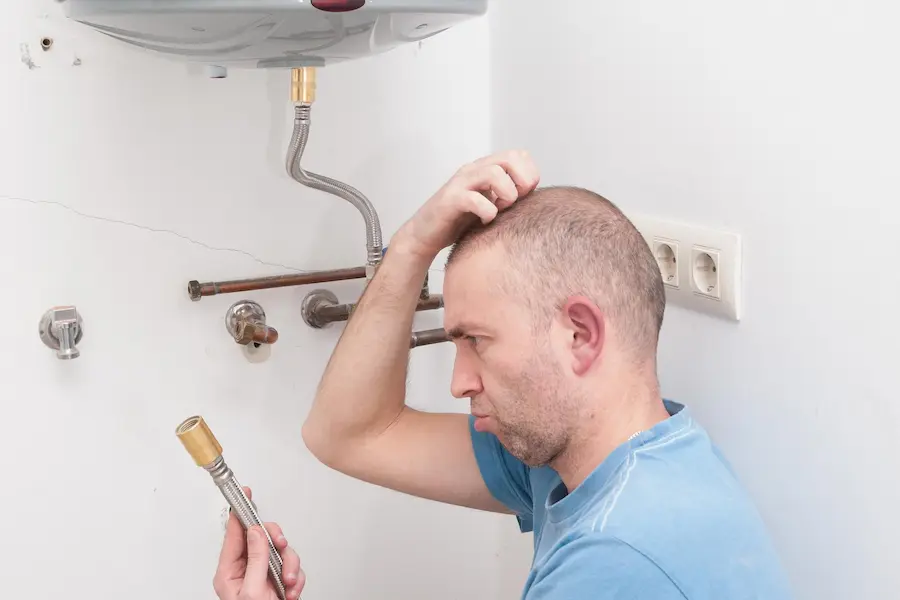 tanda water heater mulai rusak